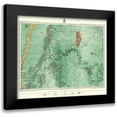 thumbnail image 1 of US Army 23x20 Black Modern Framed Museum Art Print Titled - Central New Mexico Land Classification Sheet, 1 of 5
