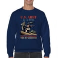 thumbnail image 1 of US Army 250 Anniversary Crewneck Sweatshirt Military Veteran DD 214 Patriotic, 1 of 7
