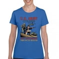 thumbnail image 1 of US Army 250 Anniversary T-Shirt Military Veteran DD 214 Patriotic Women's Tee, 1 of 7