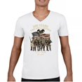 thumbnail image 1 of US Army 250 Years Men's V-Neck T-shirt American Military Veteran DD214 Patriotic, 1 of 7