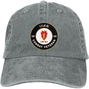 US Army 25th Infantry Division Iraq Combat Veteran Dad Hat Baseball Unisex Baseball Adjustable Washed Cap
