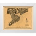 thumbnail image 1 of US Army 32x26 White Modern Wood Framed Museum Art Print Titled - Charleston Defenses - US Army 1860, 1 of 4
