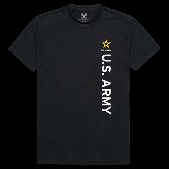 US Army 49 Relaxed Graphic T-Shirt - Black - Medium