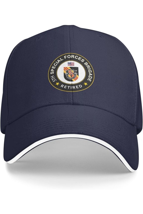 US Army 5th Special Forces Group Retired Baseball Cap Casquette Outdoor Trucker Hats Custom
