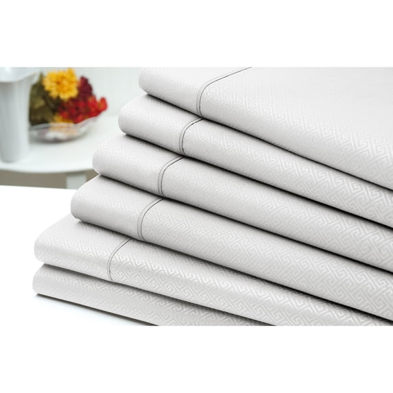 US Army 6 Piece Embossed Greek Key Sheet Set