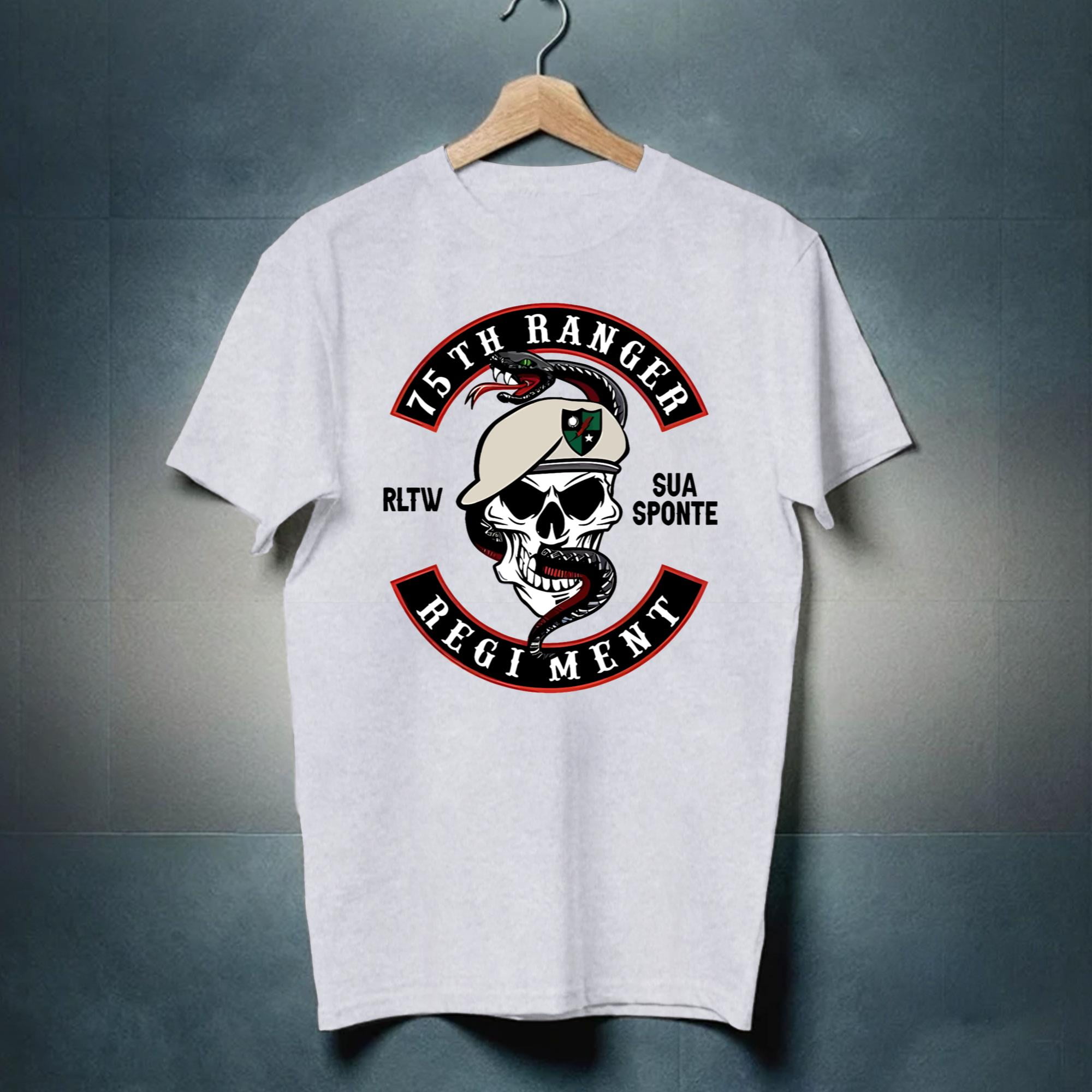 T-shirt Ranger Tab US Army - Hommage Aux Vétérans Et Forces Spéciales, 100% Coton