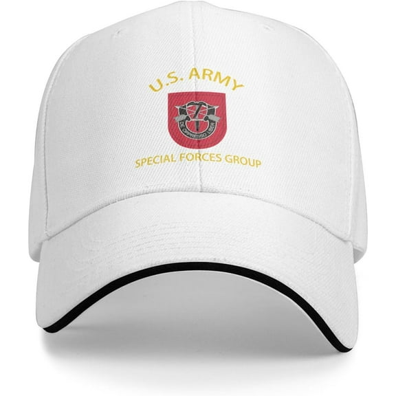 US Army 7th Special Forces Group Veteran Baseball Cap Outdoor Trucker Hats Adjustable Custom