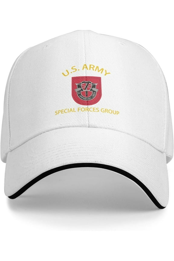 US Army 7th Special Forces Group Veteran Baseball Cap Outdoor Trucker Hats Adjustable Custom