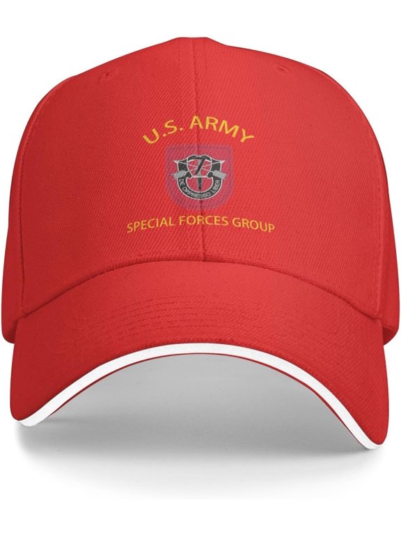 US Army 7th Special Forces Group Veteran Baseball Cap Outdoor Trucker Hats Adjustable Custom