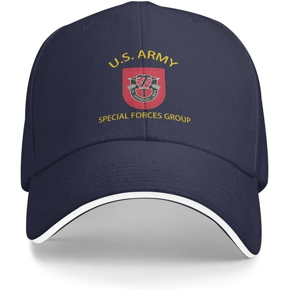 US Army 7th Special Forces Group Veteran Baseball Cap Outdoor Trucker Hats Adjustable Custom