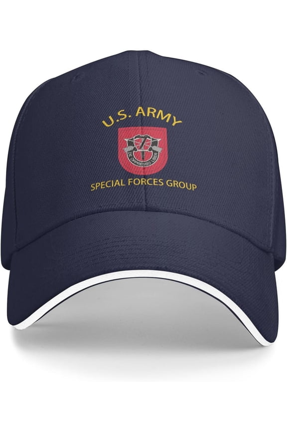 US Army 7th Special Forces Group Veteran Baseball Cap Outdoor Trucker Hats Adjustable Custom