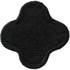 US Army 88th Infantry Division SSI Patch Subdued Black SewOn 21/4"