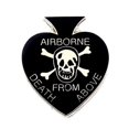 thumbnail image 1 of US Army Airborne Death From Above Spade Lapel Hat Pin Military PPM814 (1 pin), 1 of 1