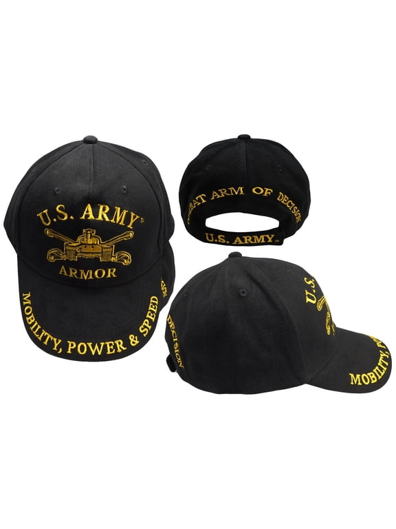 US Army Armor Mobility, Power & Speed Combat Arm of Decision Cap Hat - Licensed
