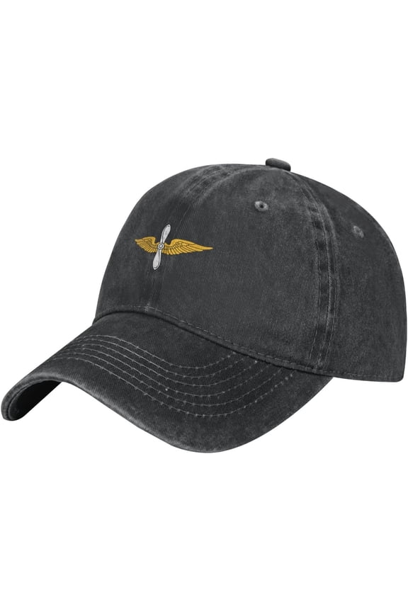 US Army Aviation Branch Insignia Unisex Baseball Cap Adjustable Dad Hat Denim Hat Trucker Hat