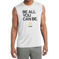 thumbnail image 1 of US Army Be All You Can Be Black Print Sleeveless Moisture Wicking Shirt, XL White, 1 of 2