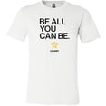 thumbnail image 1 of US Army Be All You Can Be Black Print Soft Premium T-shirt, Small White, 1 of 4