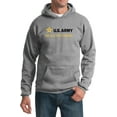 thumbnail image 1 of US Army Be All You Can Be Black and Gold Strip Pullover Hoodie, Medium Athletic Heather, 1 of 2