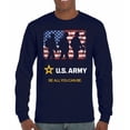 thumbnail image 1 of US Army Be All You Can Be Long Sleeve T-shirt American Flag Military Veteran DD 214 Patriotic Armed Forces Licensed, 1 of 7