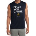 thumbnail image 1 of US Army Be All You Can Be White Print Sleeveless Moisture Wicking Shirt, Large Navy, 1 of 2