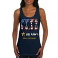 thumbnail image 1 of US Army Be All You Can Be Women's Tank Top American Flag Military Veteran DD 214 Patriotic Armed Forces Licensed, 1 of 7