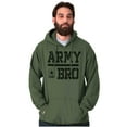 thumbnail image 1 of US Army Bro Military Star Logo Hoodie Hooded Sweatshirt Men Brisco Brands X, 1 of 6
