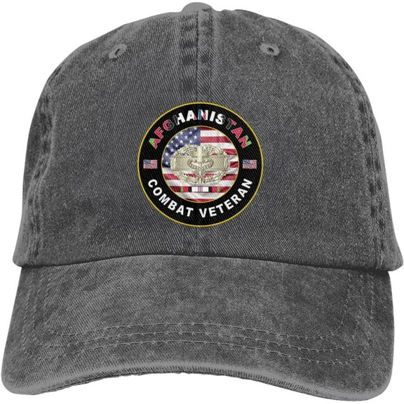 US Army Combat Medic Afghanistan Combat Veteran Dad Hat Baseball Unisex Baseball Adjustable Washed Cap