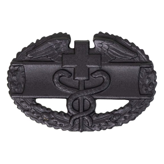 US Army Combat Medical First Award Badge Subdued Metal Finish Official Licensed