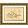 thumbnail image 1 of US Army Corps 18x13 Gold Ornate Wood Framed with Double Matting Museum Art Print Titled - Fort Blakely Battle - US Army Corps 1865, 1 of 4