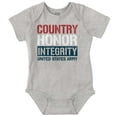 thumbnail image 1 of US Army Country Honor Integrity Romper Boys or Girls Infant Baby Brisco Brands 6M, 1 of 7
