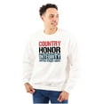 thumbnail image 1 of US Army Country Honor Integrity Sweatshirt for Men or Women Brisco Brands L, 1 of 6