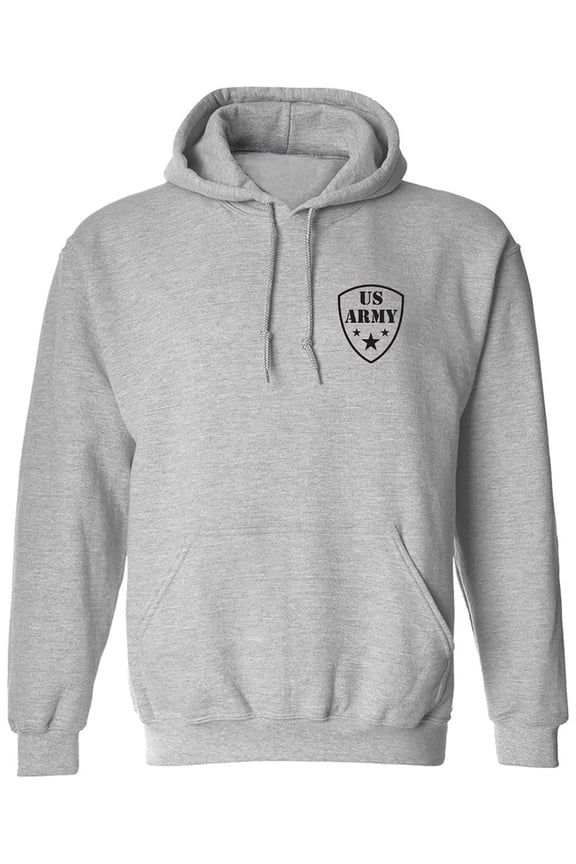 US Army Crest Adult Hooded Sweatshirt