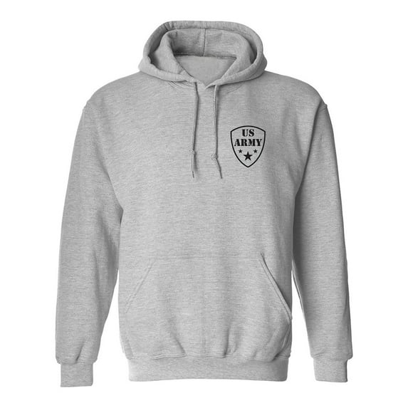 US Army Crest Adult Hooded Sweatshirt