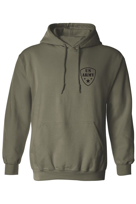 US Army Crest Adult Hooded Sweatshirt