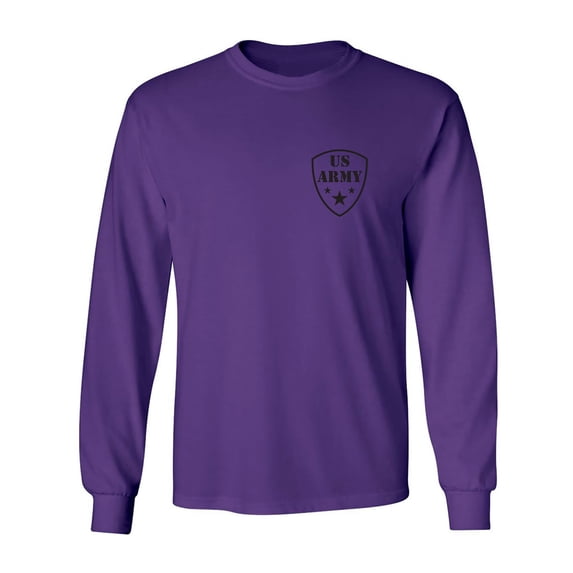 US Army Crest Adult Long Sleeve T-shirt