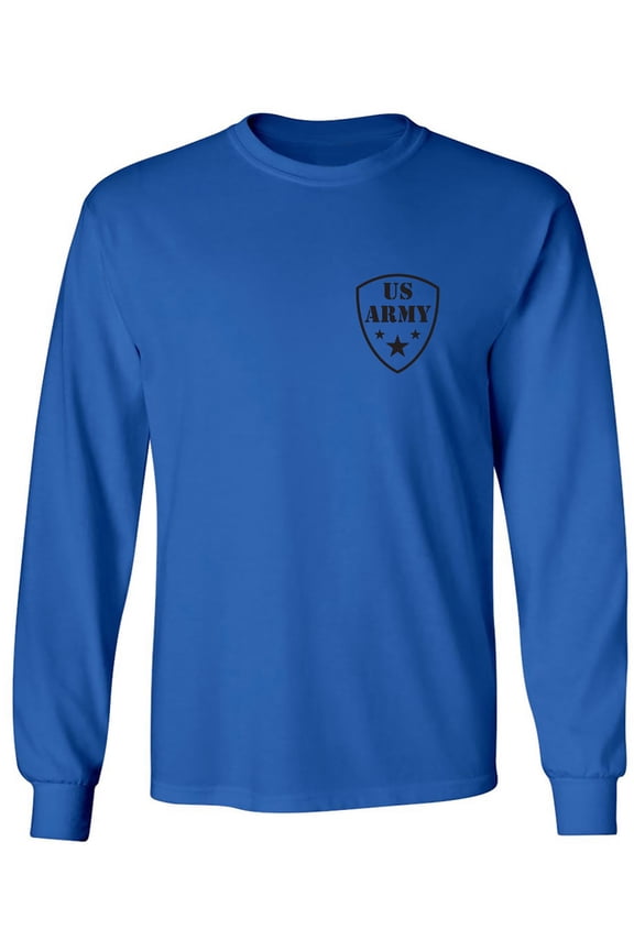 US Army Crest Adult Long Sleeve T-shirt