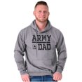 thumbnail image 1 of US Army Dad Military Father Star Logo Men Big & Tall Graphic Hoodie Brisco Brands 2X, 1 of 2