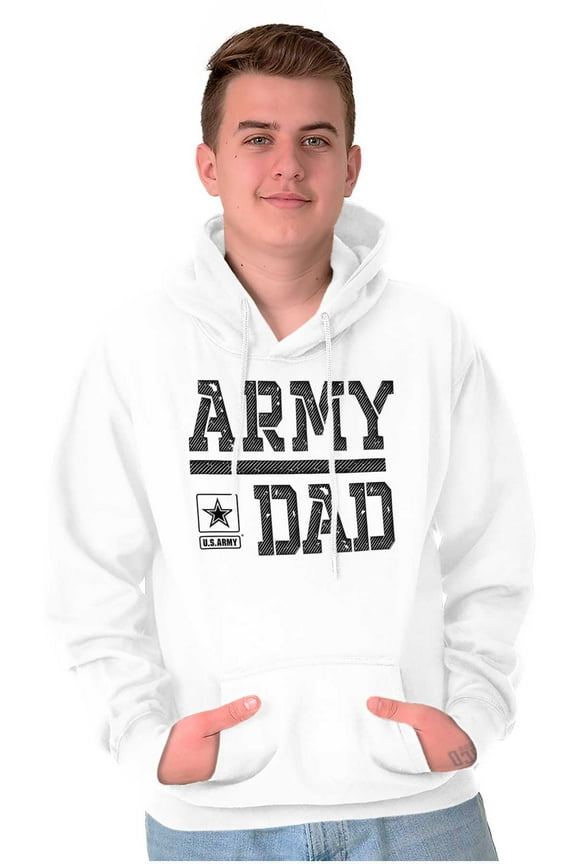 US Army Dad Military Father Star Logo Men Big & Tall Graphic Hoodie Brisco Brands 2X