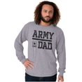thumbnail image 1 of US Army Dad Military Soldier Pride Men's Long Sleeve Tee T Shirt Brisco Brands M, 1 of 6