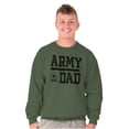 thumbnail image 1 of US Army Dad Military Star Logo Men's Crewneck Sweatshirt Brisco Brands L, 1 of 6
