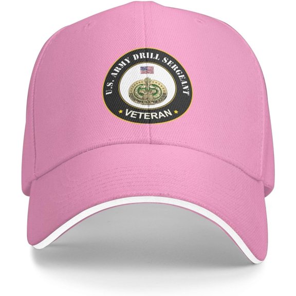 US Army Drill Sergeant Veteran Baseball Cap Outdoor Trucker Hats Adjustable Custom