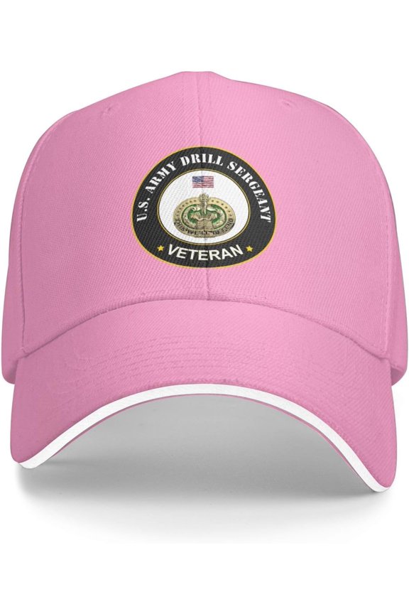 US Army Drill Sergeant Veteran Baseball Cap Outdoor Trucker Hats Adjustable Custom