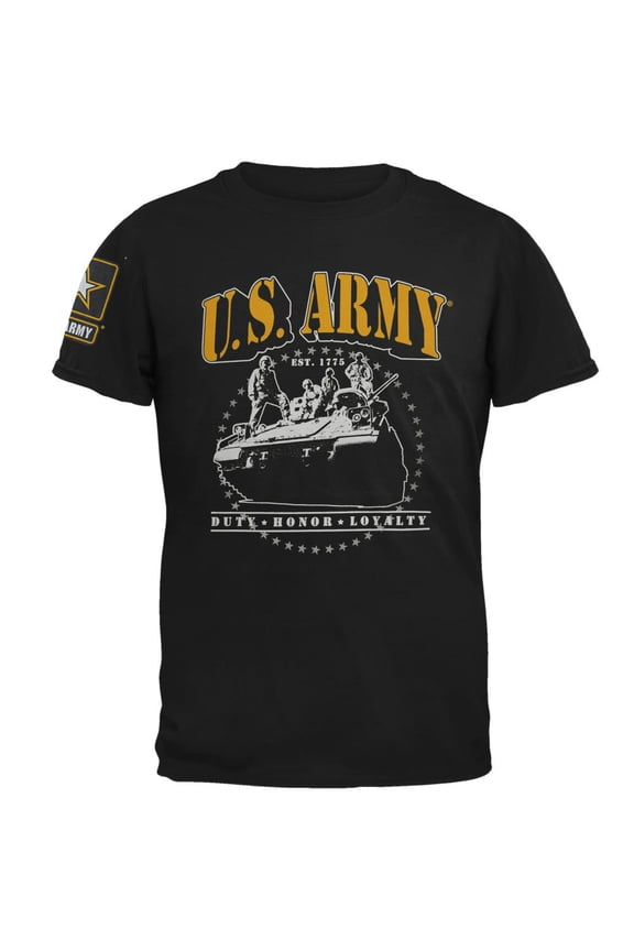 US Army Duty Honor Loyalty Mens T Shirt