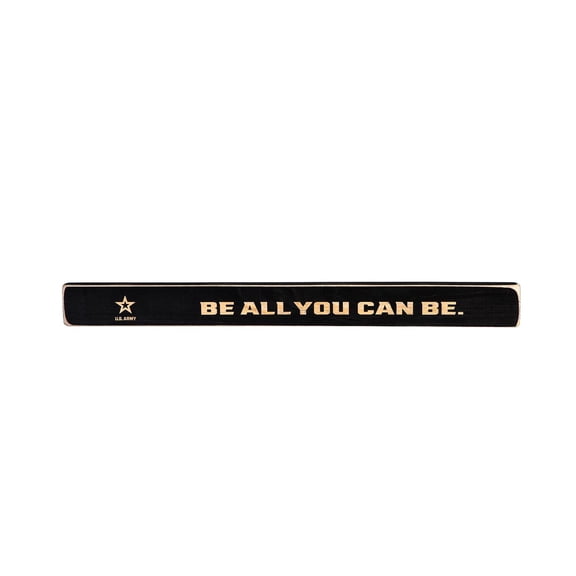 US Army Engraved Wood Sign, 1.5" x 18"