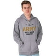 thumbnail image 1 of US Army Est 1775 Duty Honor Country Unisex Plus Size Zip Hoodie Brisco Brands 2X, 1 of 5