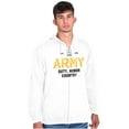 thumbnail image 1 of US Army Est 1775 Duty Honor Country Unisex Plus Size Zip Hoodie Brisco Brands 3X, 1 of 5