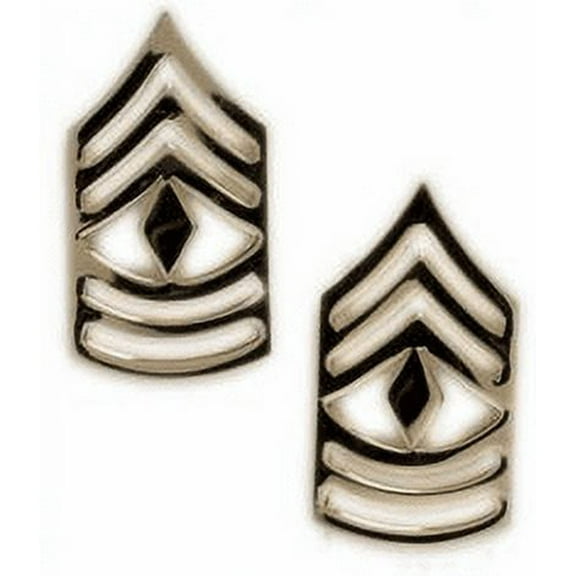 US Army First Sergeant Gold Collar Rank Insignia