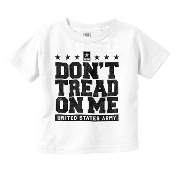 US Army Gadsden Flag Slogan Saying Toddler Boy Girl T Shirt Infant Toddler Brisco Brands 2T