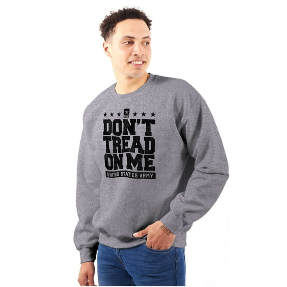 US Army Gadsden Flag Slogan Saying Unisex Plus Fleece Graphic Sweatshirt Brisco Brands 3X