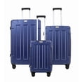 thumbnail image 1 of U.S Army Hawk ABS Hard Shell Spinner Luggage, Lightweight and Expandable, Navy, 3 Piece, 20 in 24 in 28 in, 1 of 27